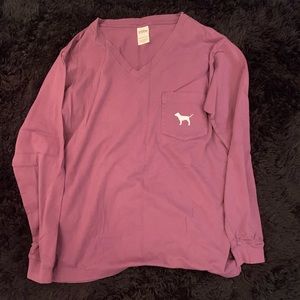 Pink long sleeve shirt